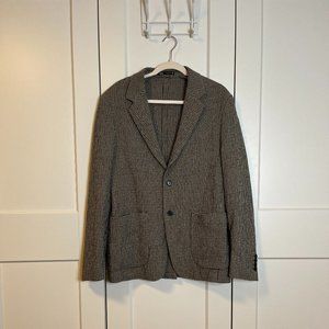 Zara Men's tweed blazer jacket size XL
